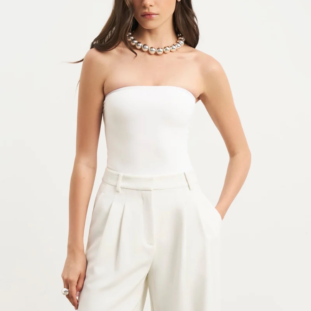 Strapless Bodysuit - Ivory